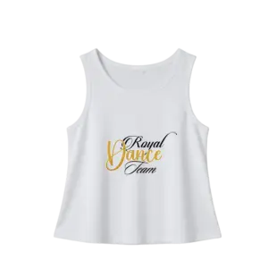 Royal Dance Youth Racerback Cropped Tank
