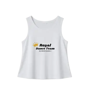 Royal Dance Team Youth Racerback Cropped Tank
