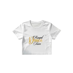 Royal Dance Youth Fluffy Cropped T-Shirt