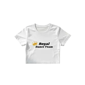 Royal Dance Team Youth Fluffy Cropped T-Shirt